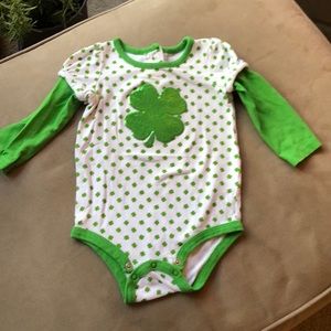 Shamrock onesie